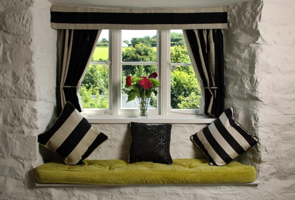 The Oxenham Arms Hotel Devon South Zeal Oda fotoğraf