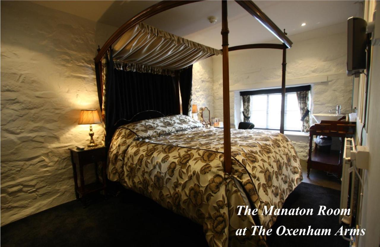 The Oxenham Arms Hotel Devon South Zeal Dış mekan fotoğraf